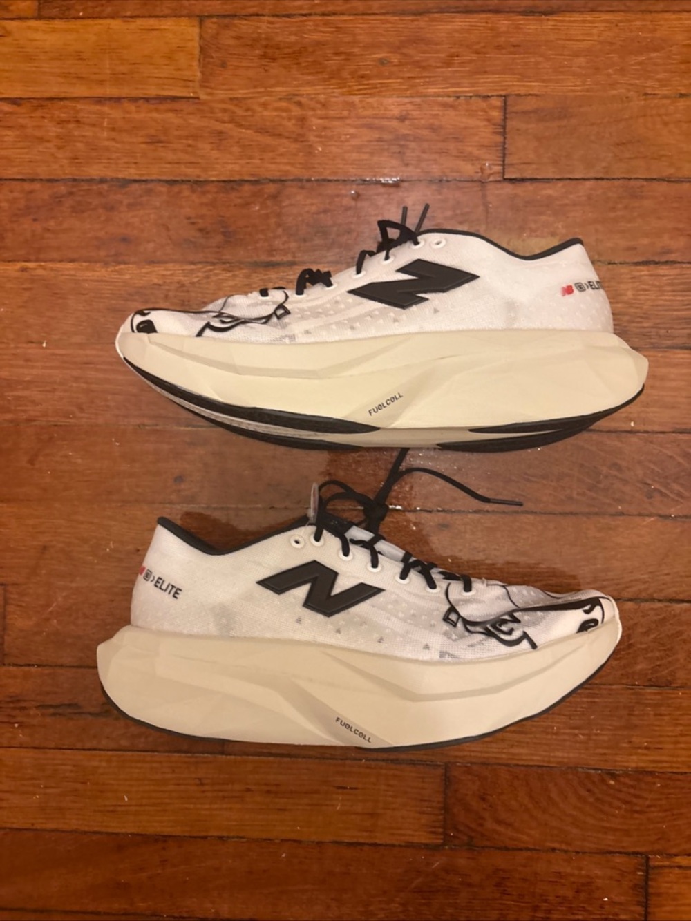 Women’s New Balance x Paperboy Paris FuelCell Elite Running Shoes size 10